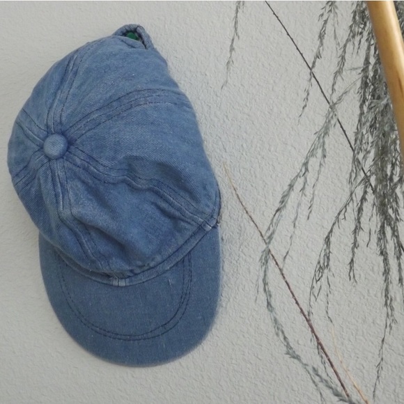 Light Wash Blue Denim Jeans Hat - Picture 2 of 3